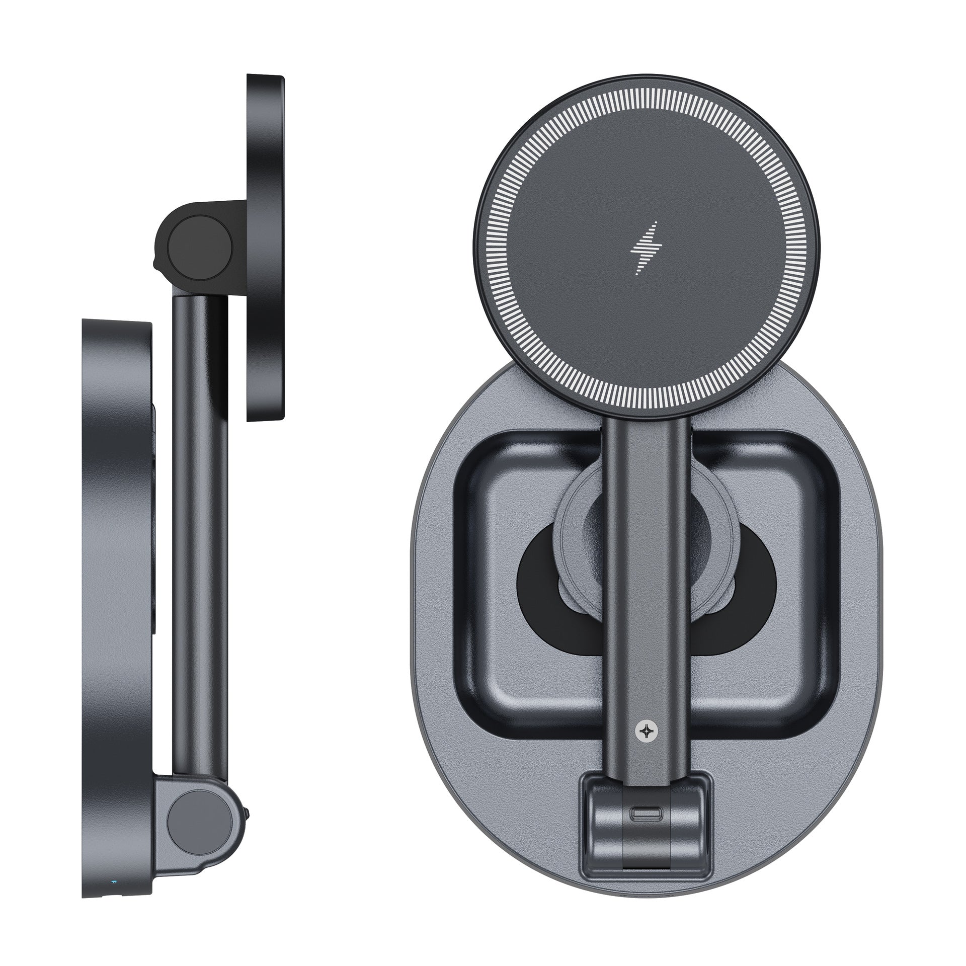 Soporte de carga inalámbrica magnético 3 en 1 (PROMOCION 2 X $160.000)