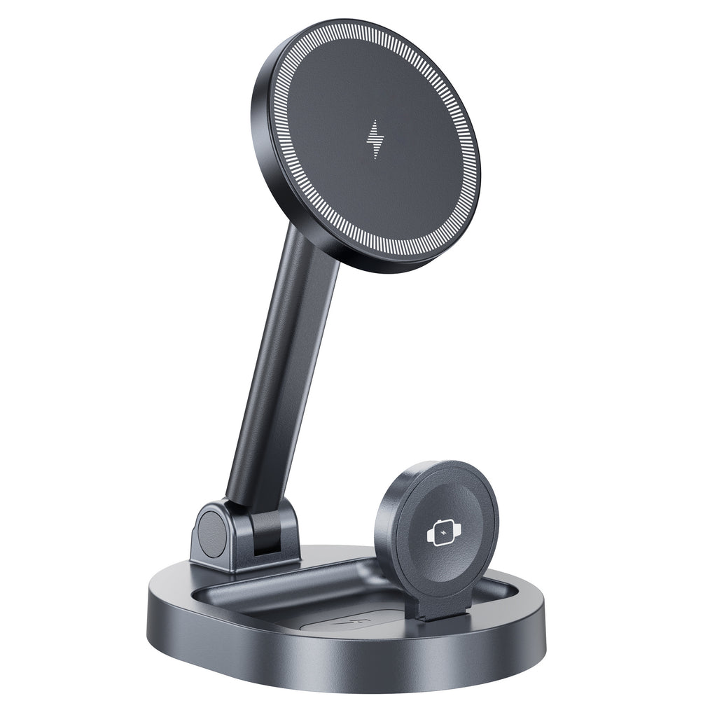 Soporte de carga inalámbrica magnético 3 en 1 (PROMOCION 2 X $160.000)