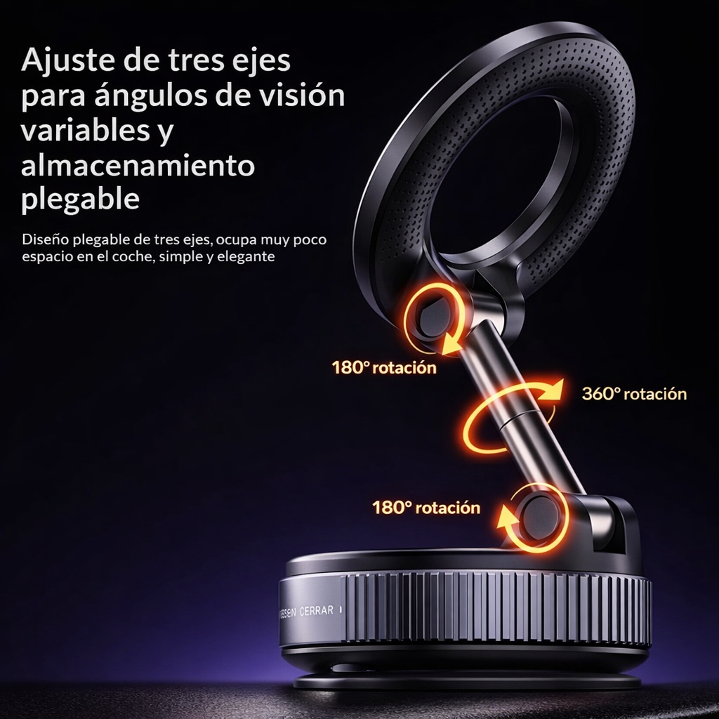 Soporte magnético para teléfono con cargador inalámbrico (1 X $60.000, 2 X $99.999)